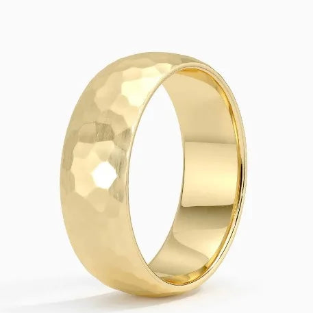 Black Brushed Stainless Steel Couple Ring Fashion Hammered Multi-faceted Titanium Rings for Men Women Wedding Engagement Jewelry