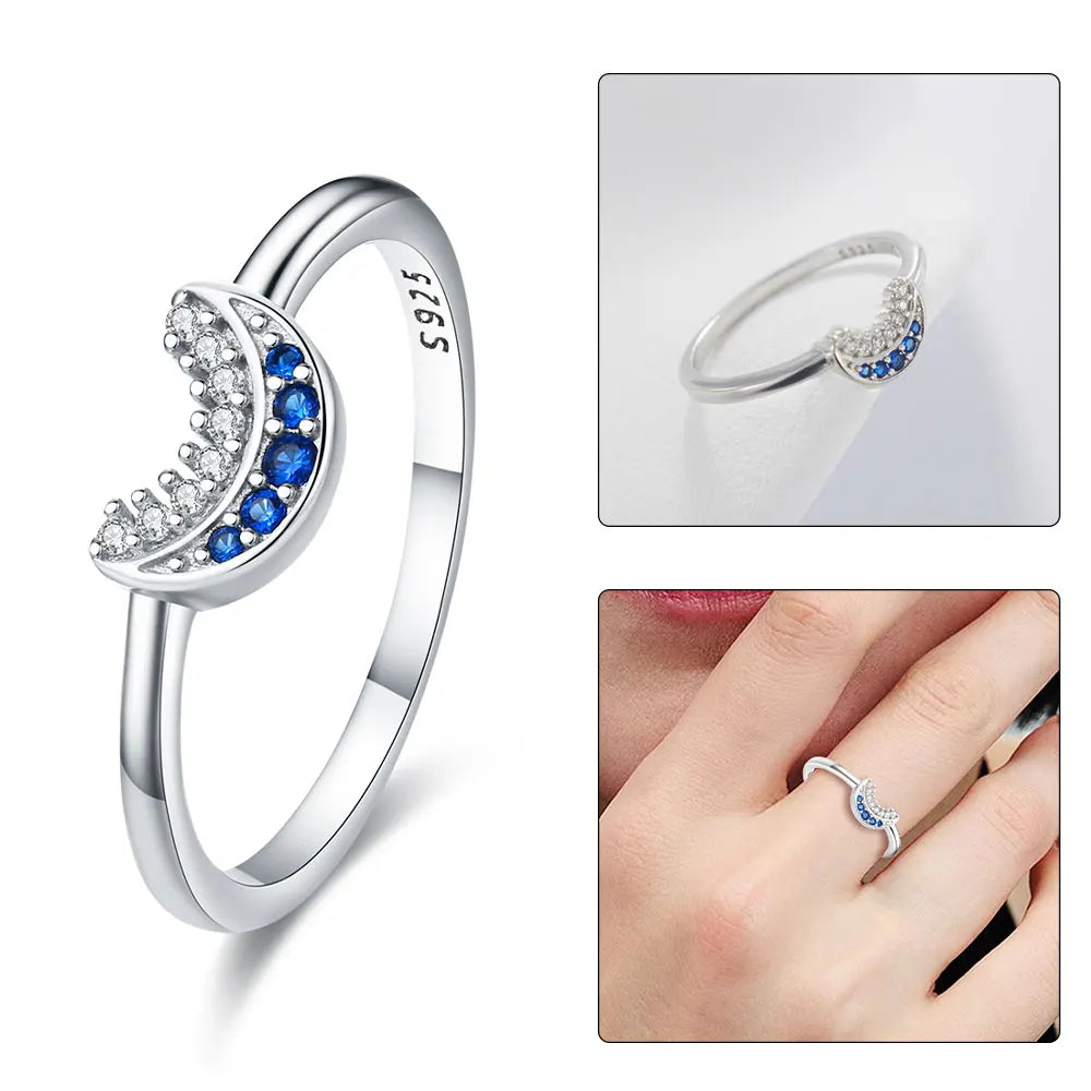 925 Sterling Silver Sparkling Hoops Ring Love Heart For Women Fashion jewelry Firefly Clover ring Party Anniversary Fine Gifts