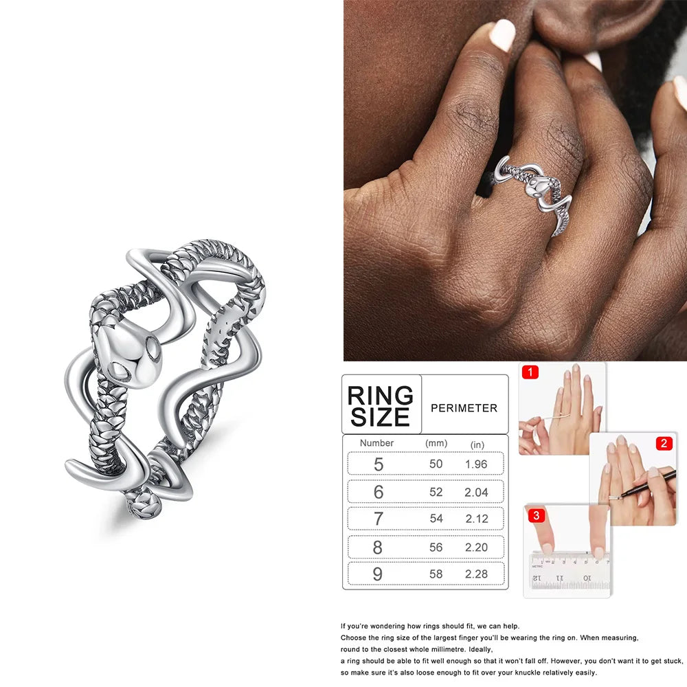 925 Sterling Silver Sparkling Hoops Ring Love Heart For Women Fashion jewelry Firefly Clover ring Party Anniversary Fine Gifts